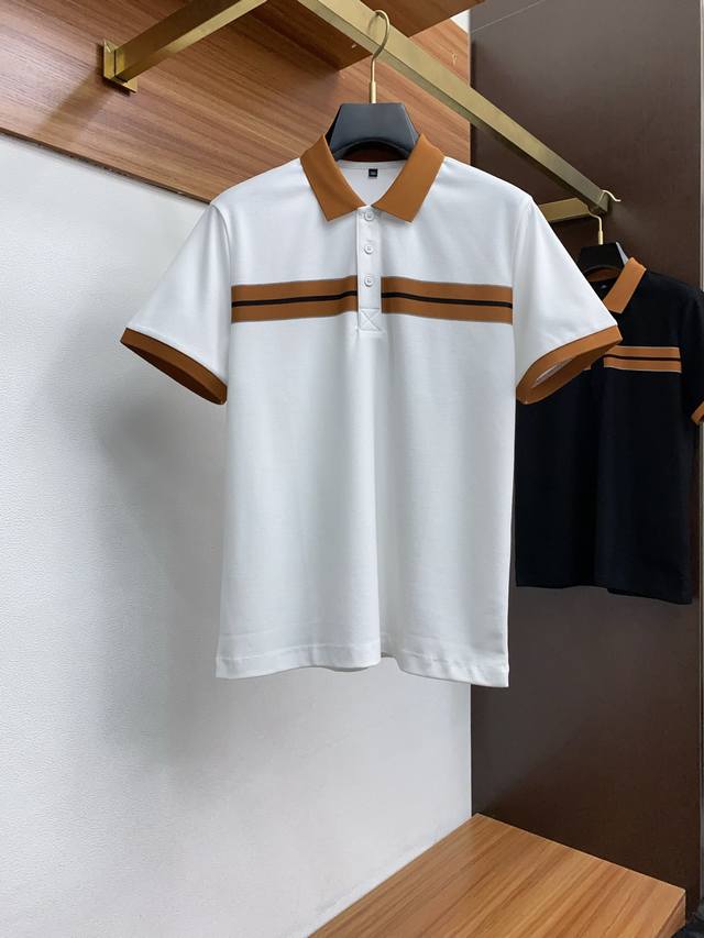 杰尼亚 2025春夏新款首发专柜最新款polo衫短袖 高端订制 设计前卫时尚！品牌Logo重工艺设计 高端定制面料.手感柔软.穿着舒适.专柜级别精致车线.做工精
