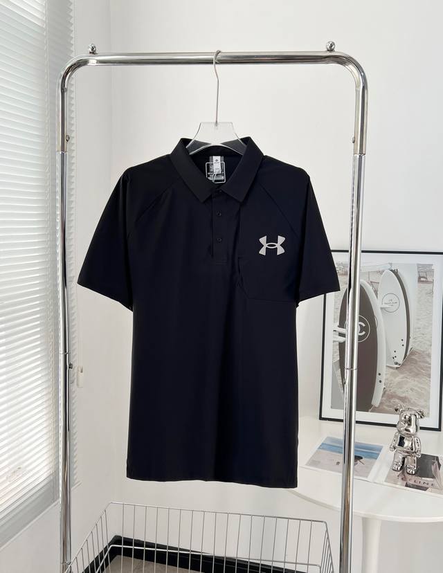 610# Under Armour安德玛高档拼接polo衫 高克重面料，面料柔软顺滑，舒适，上身质感超好，夏季首选！臻品级！ 每个男生的衣橱里，必定有一件百穿不
