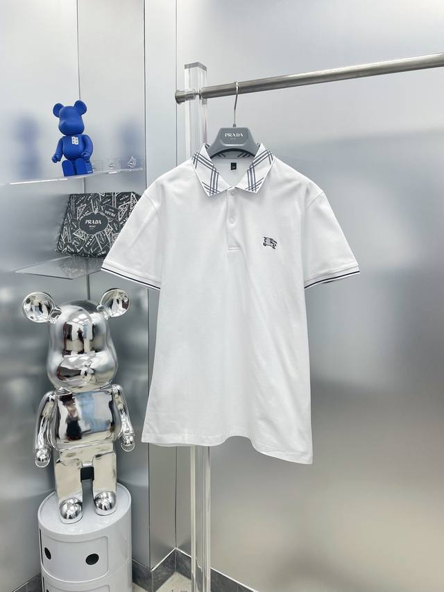 Bbr 巴宝莉 2025Ss夏季新款战马字母刺绣翻领polo衫短袖 M 经典商务 高端男装的天花板级别的商务男款！ 简约时尚大气不失优雅，单穿内搭体面过人，品质
