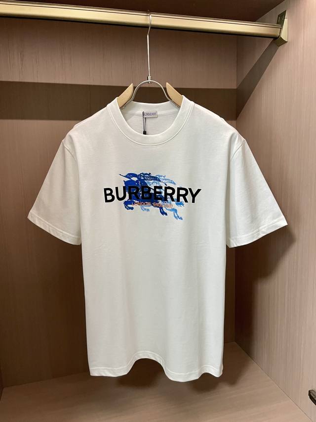 Bur 官网同款 官网同款 官网同款 重磅推荐！2025Ss夏装新品 专柜在售 最新系列图案Logo短袖T恤 必须人手一件的节奏！进口顶极丝光面料，极为亲肤舒适