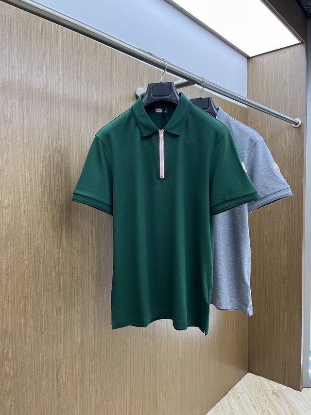 新款 Mon 高品质 25早春新款短袖Yyds 日常出门闭眼搭 定制朱地弹力棉面料短袖polo衫T恤 魅力在于创造了简约奢华感的时尚,随意搭配感受英式风格独特气