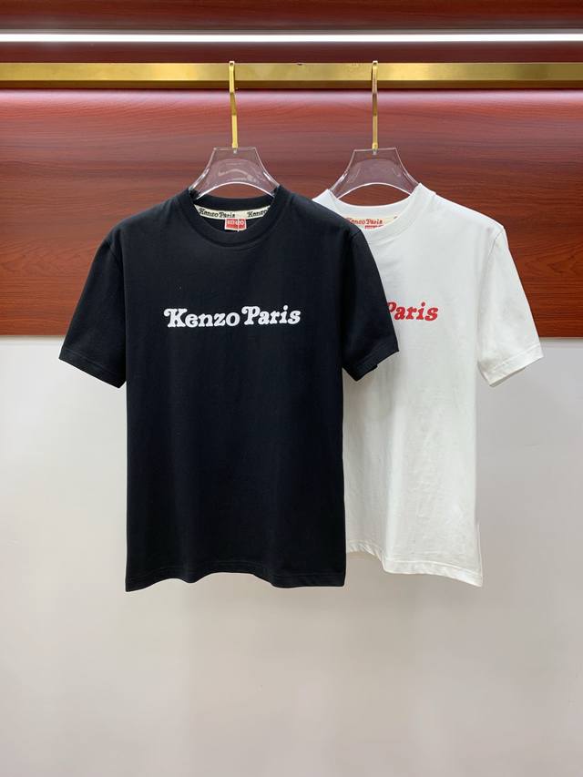 Kenzo2025春夏新款男女同款短袖T恤，最新款全网独家首上！！~既经典有时尚百搭，谁不爱啊，将经典再次展现，非常的耐看，自带低奢光环与辨识度！传统的品牌理念