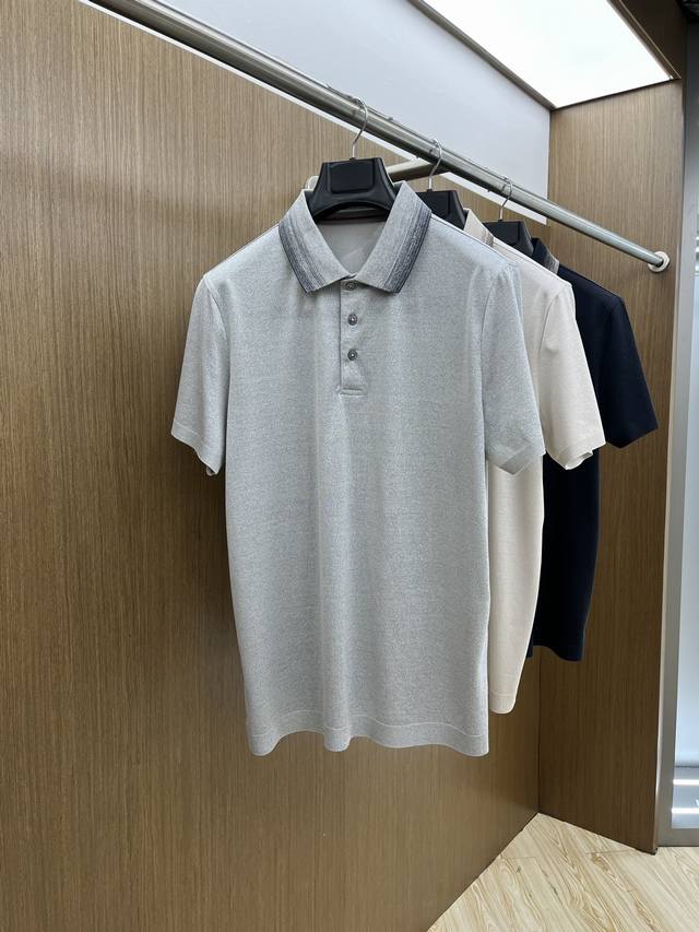 Lp 高品质 25早春新款短袖Yyds 日常出门闭眼搭 定制朱地弹力棉面料短袖polo衫T恤 魅力在于创造了简约奢华感的时尚,随意搭配感受英式风格独特气质. 宽