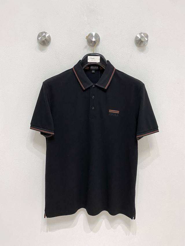 新品上市 杰尼亚 2025Ss夏季新款字母Logo男士翻领polo衫！经典商务男款，高端男装的天花板级别的商务男款！简约时尚大气不失优雅，单穿内搭体面过人，品质