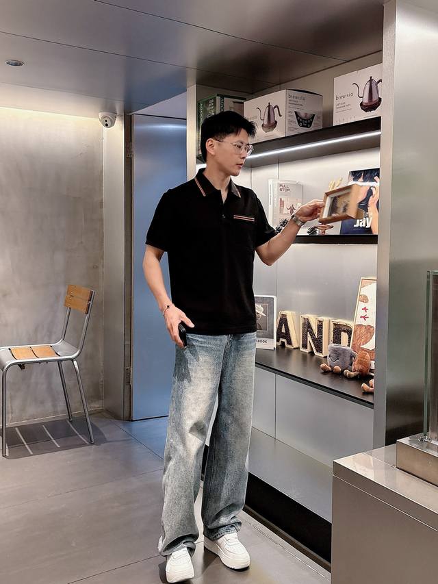 Za*合身版型M-Xxxl 25春夏新款简约老钱风纯色百搭polo长袖，精致工艺专柜面料，顶级口袋元素融合打造，潮男时尚，无论是上身舒适度还是都是无可比拟的存在