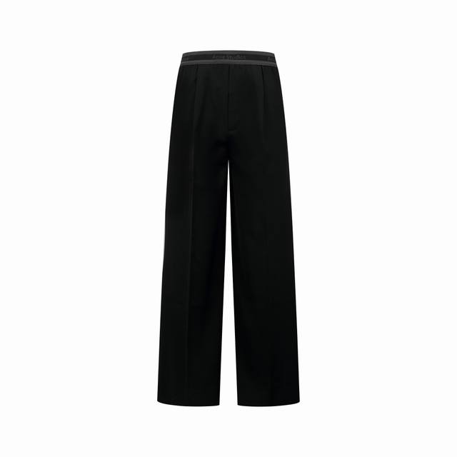 Acne Studios 徽标休闲长裤 定制pet超感丝斜绸 垂感爽滑 细腻透气 舒适贴肤 标志性醒目的Acne Studios徽标带环绕腰间 低调中彰显品牌格