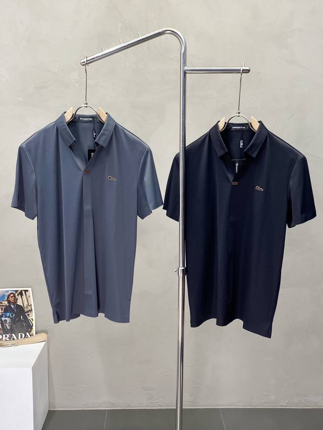 Zegna杰尼亚独家专供新款原单男士休闲polo短袖 高端定制 高端版本 时尚百搭爆款进口面料 手感超柔软细腻 穿着亲肤舒适 高端精品 代工厂p精细做工 上身非