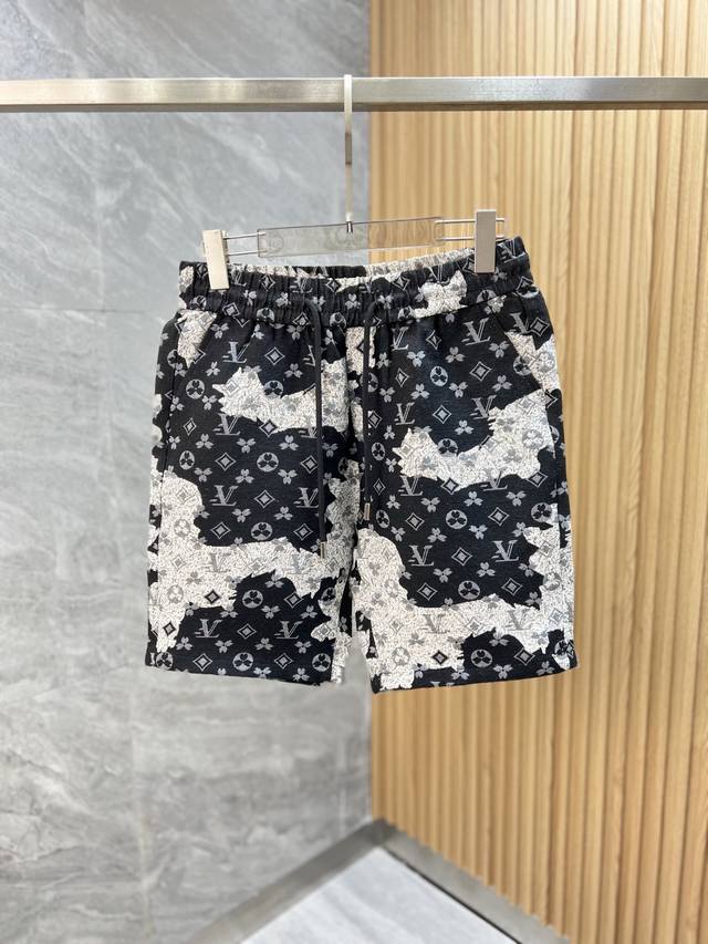 Lv 路易威登 2025春夏新品 三标齐全 五分短裤 好货不用过多介绍 看细节 专柜码数：M-3Xl 175 140上身L码