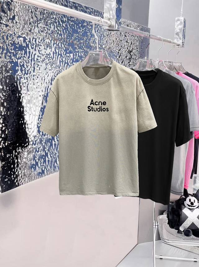Acne Studios 25官网同步发售 欧美流行趋势 洗水分层工艺 洗水纯棉面料 柔软舒适细腻 大幅印花 提升档次 宽松版型更显气质。M-2Xl 下单提供身