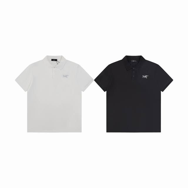 款M 始祖鸟polo110 Arc’Teryx 始祖鸟夏新款男士刺绣胸口小标短袖T恤 区别市场聚酯纤维 高版本锦纶面料 熟悉的爆款配方！！青岛外贸工厂p出品！！