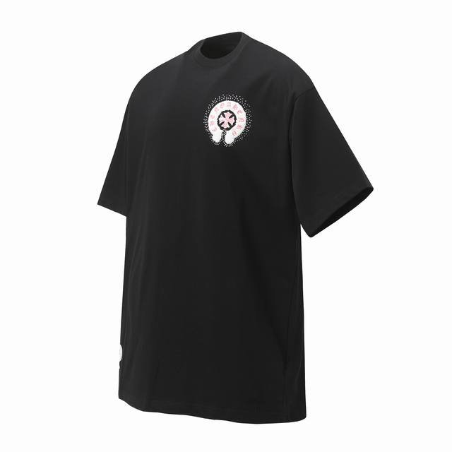 Chrome Hearts Ch 克罗心彩色梵文发泡印花短袖T桖 采用直喷进口机器印花 五金辅料均开磨定制 正确配置 黑色2025克罗心正品包装 280克定制定