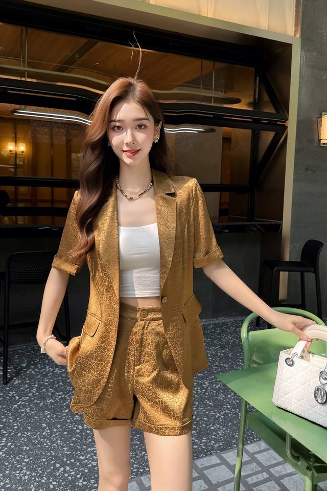 醋酸套装 二色四码 S-Xl