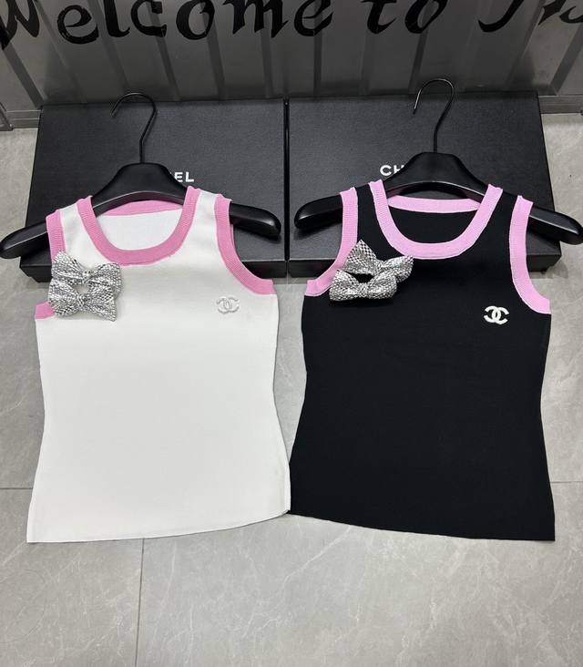 新品上线 款号:27593# #香香两个蝴蝶结背心
