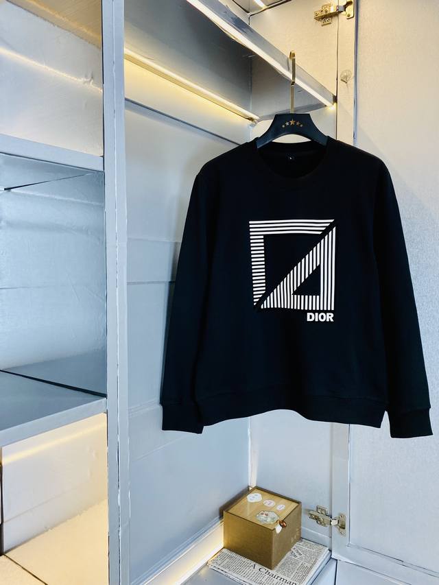 官网款可穿200斤胖子福音 迪奥Dior 原单品质 三标齐全 2025最新款 衣服男装卫衣T恤 精选专柜订制顶级双丝光棉进口面料 所有细节做工完美1比1复刻 还