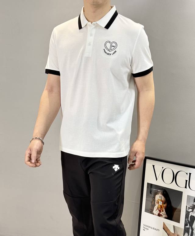 Dio*R迪-奥25S夏季男士休闲polo.型字母3D刺绣造型.打造灵动生趣的品牌力量 让品牌更具看点与规格，有着莫名的吸引力让人一眼看过无法忘怀，很走心的一种