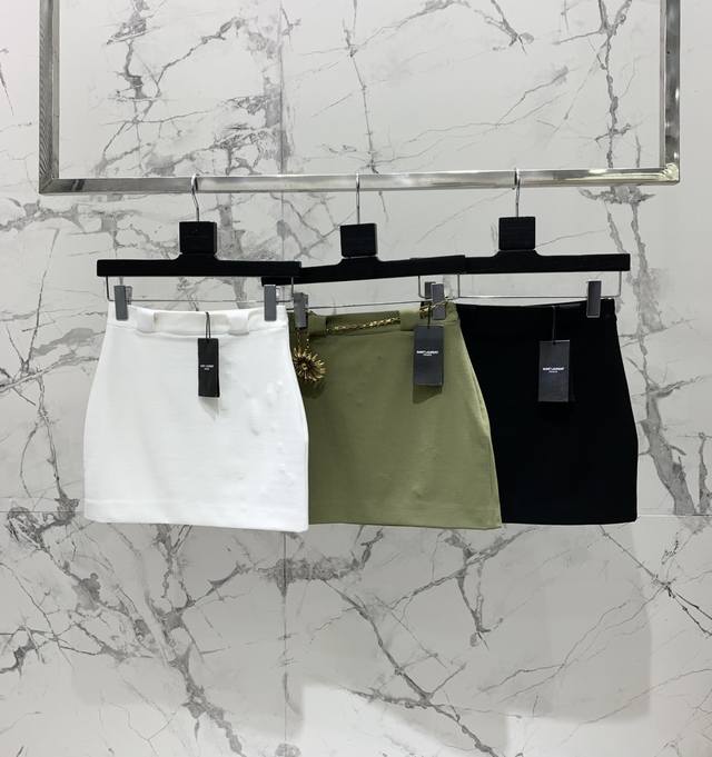 华达尼 羊毛针织包裙 半裙 Yb定制 高级质感 斜纹羊毛面料 挺括有型 有侧口袋 立体剪裁 码数Sml