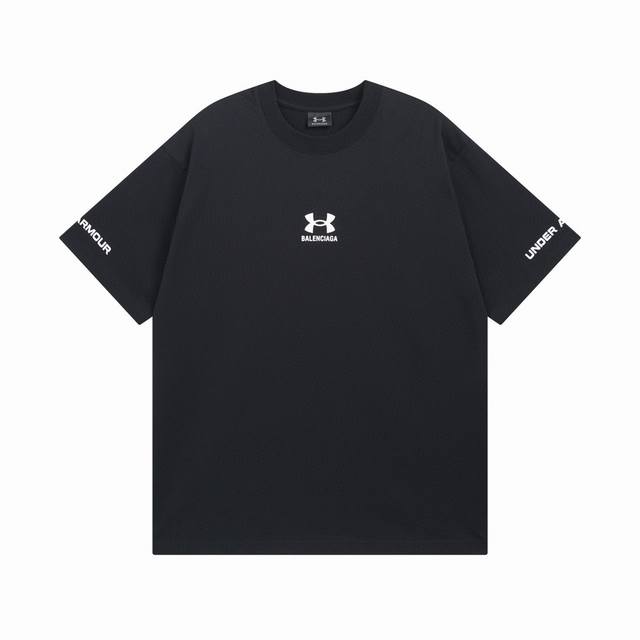 balenciaga 巴黎世家2025 Ss 联名安德玛Under Armour前后左右印花短袖T恤 本市场No.1的质量 真正天花板品质 全部原版开发注意细节