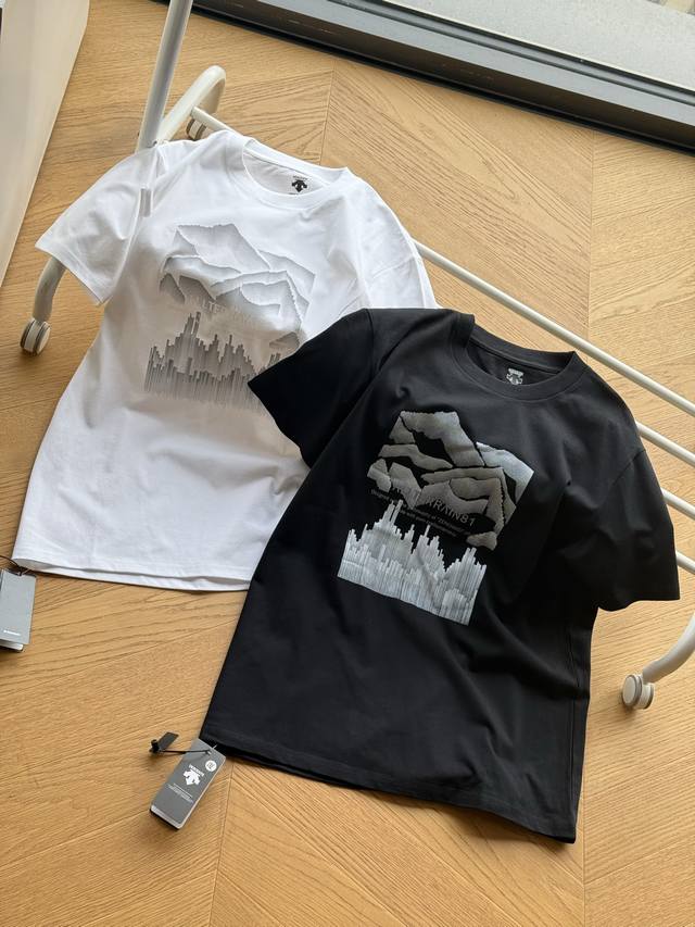 滴滴滴 山峰印花 短袖Tee 男女同款 黑色 白色 M～3Xl 原版纯棉面料，进口原版Logo印花！区别通货版本！ 各处小细节完美呈现，全套原版三标辅料 尺码表