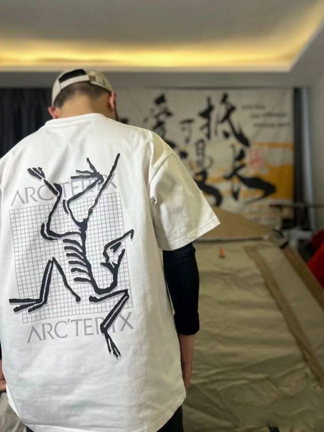 arc‘Teryx始祖鸟25年蛇年限定限量款男女短袖休闲T恤圆领宽松短袖 今年又一件爆款短袖 专柜根本买不到 印花Logo设计图案，潮流和户外首次创作研发的单品