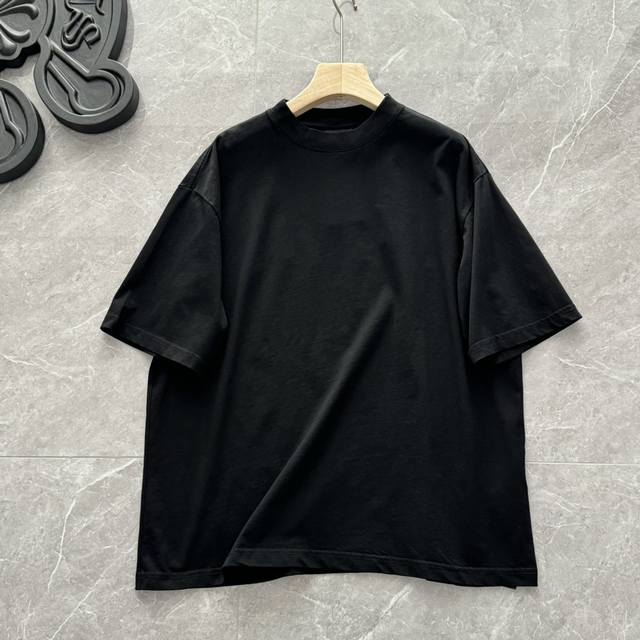 发 ！ Blcg后背胶带背影杀Logo短袖T恤情侣款高街奢潮阔版Os半袖Tee 高品质Blcg 后胶带字母圆领短袖T恤新款短袖 叠层印花工艺 细节无法挑剔，集具