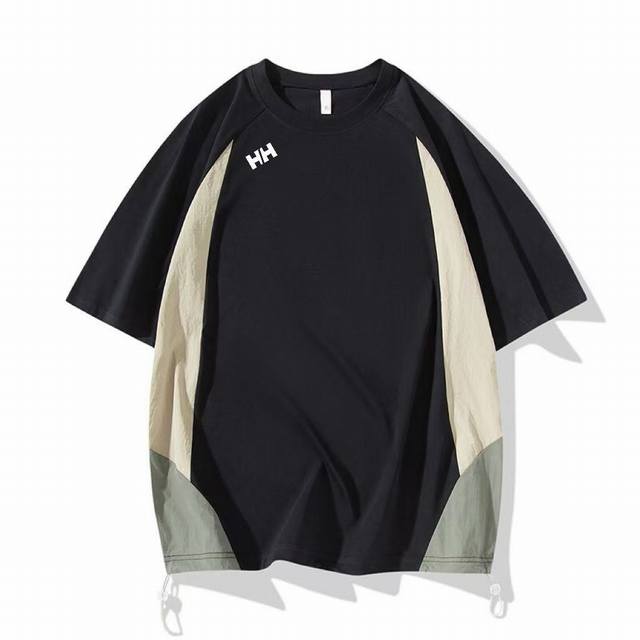 海丽汉森Helly Hansen Hh夏季冰感抗菌防晒拼接短袖T恤极简的设计转化为服装语言，就如这件基础短袖T恤，有着极其细腻的面料质感，平淡中无处不透入极简高