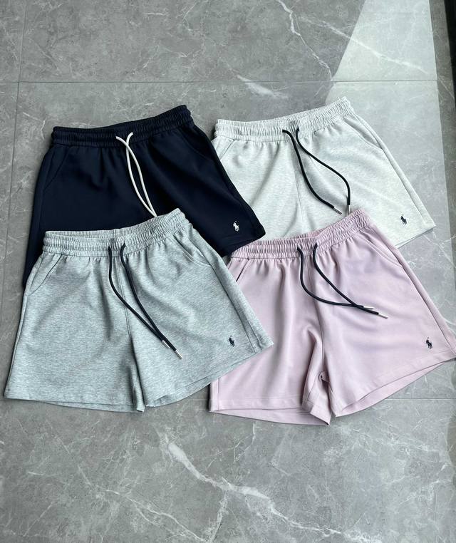 ralph Lauren拉夫劳伦爆款短裤 颜色：盐白，麻灰色，粉色，深藏青 尺码：M，L，Xl 面料：70%棉，20%聚酯纤维，10%氨纶 夏季Ralph La