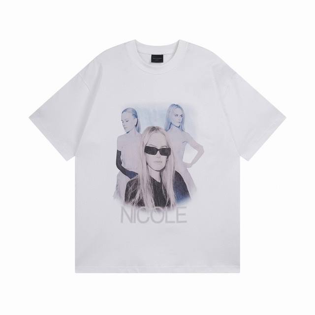 balenciaga 巴黎世家2025 Ss 新鲜出炉的金 卡戴珊 直喷印花磨烂做旧短袖T恤 穿卡姐同款 享卡姐人生 本市场No.1的质量 真正天花板品质 全部