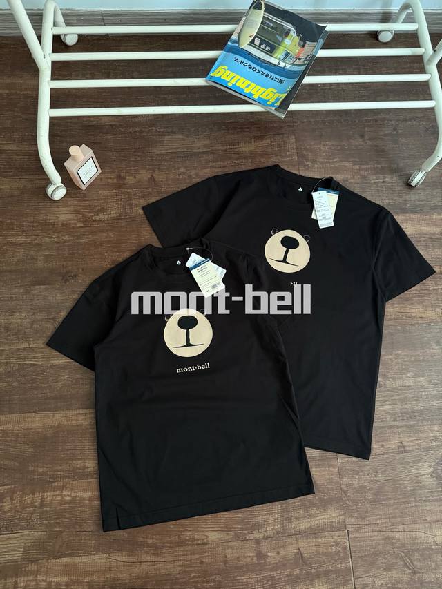 mont-Bell 蒙特贝尔美山山系美学T恤 Wickron专利凉感纤维 三维排汗通道构建微气候 抗撕裂工艺 紫外线阻隔 0.94S速干率实验室认证 几何解构