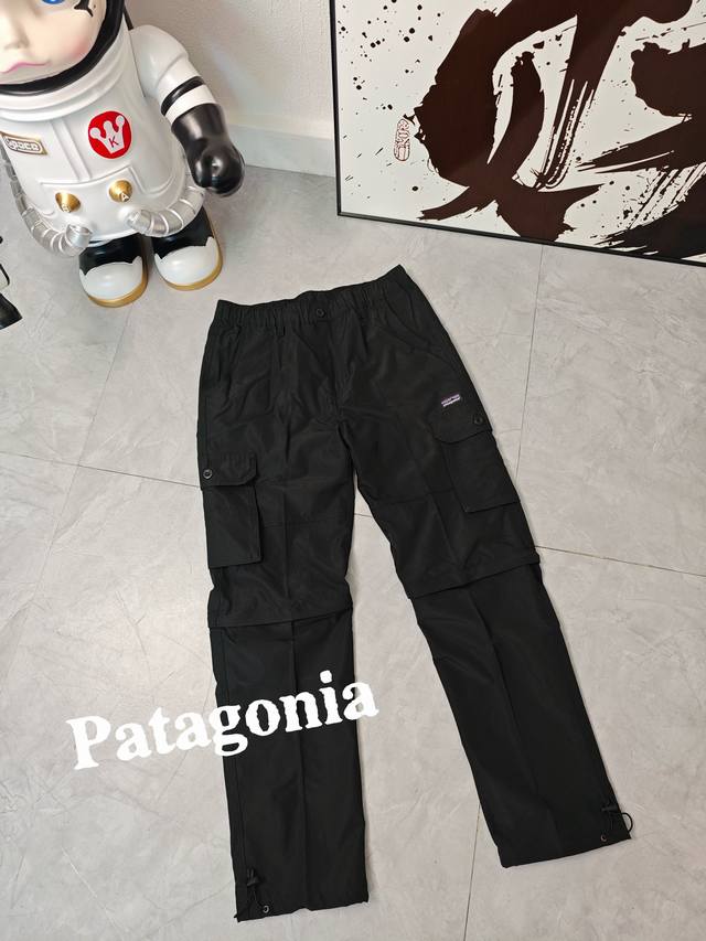 日单Patagonia巴塔哥尼亚日线户外机能徒步登山单层工装裤，可拆卸工装长裤 一款适合各种恶劣天气的专业户外神裤。颜值与功能并存。户外三防面料，松紧腰围设计。