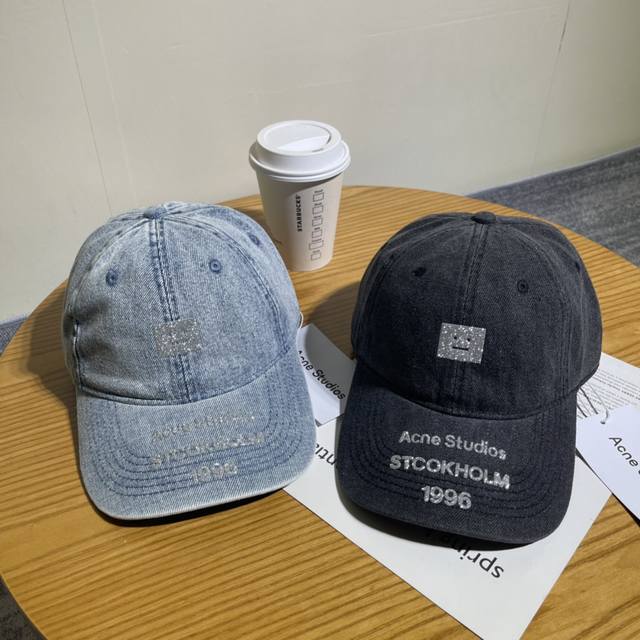 acne Studios牛仔料棒球帽