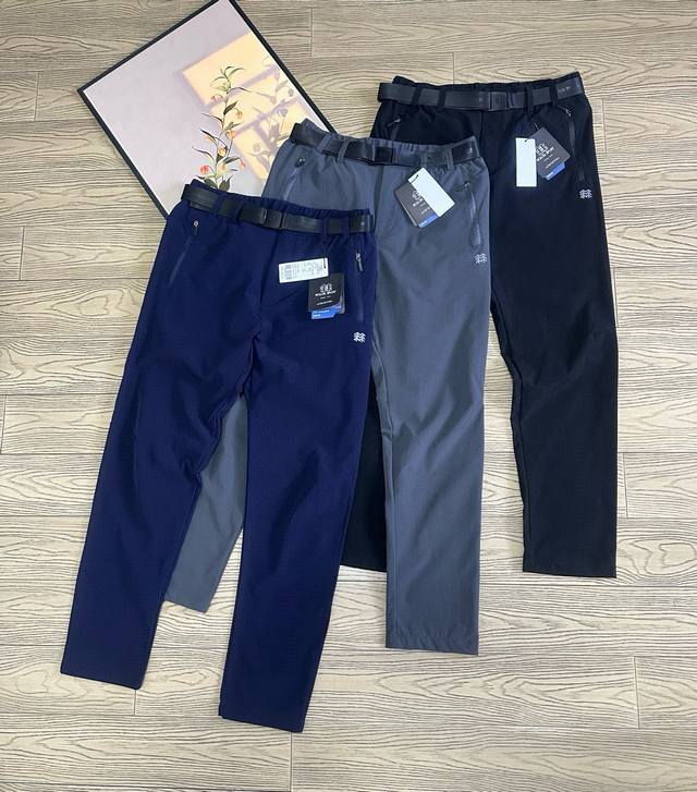 kolon Sport 可隆三色休闲速干夏季轻商务长裤男款户外防腰带速干长裤 运动裤子软壳速干裤！ 一款封神之作的男士长裤，不仅户外可穿，城市商务休闲也可搭配！