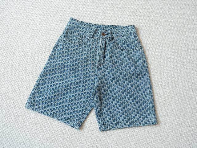 chrome Hearts 25S S 全提花满印D家短裤牛仔短裤五分裤 货号:2035 颜色：牛仔蓝 尺码： Xs S M L Xl 尺寸推荐：178Cm 1