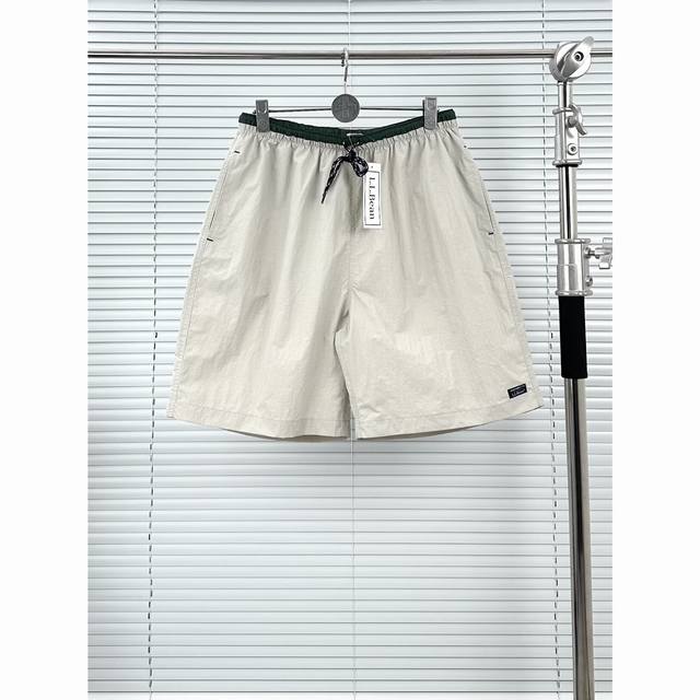 llbean撞色腰带短裤 深灰 杏色 S-M-L-Xl L.L.Bean 25Ss Milo Pull 日系防水尼龙休闲宽松短裤 夏日机能美学 一条有态度的机能