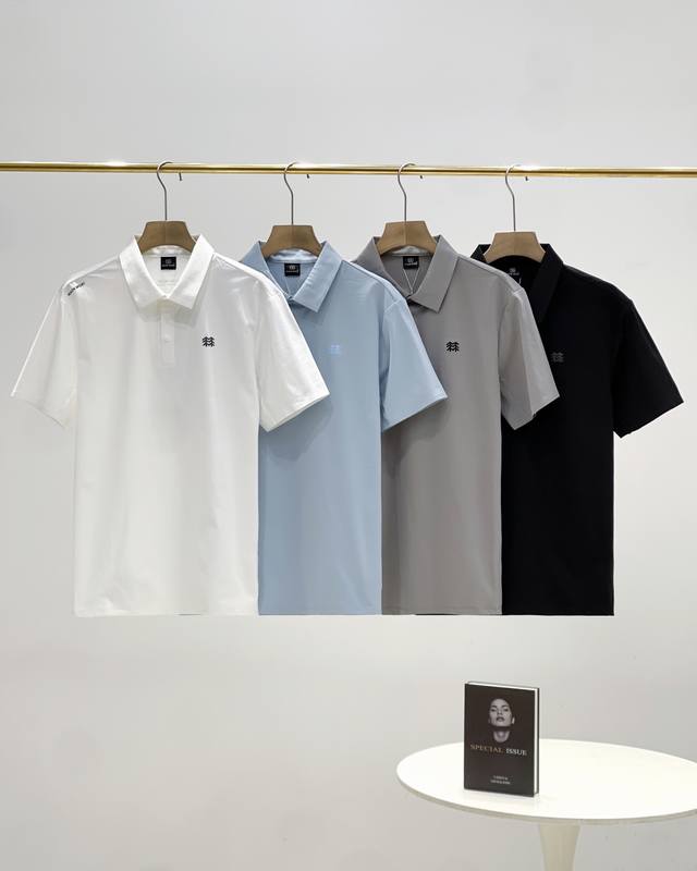 kolon Sport可隆专柜新款 男款翻领短袖速干Polo运动休闲户外吸湿短袖，夏Upf80+防晒抗菌上衣.Kl后字母翻领短袖，这款短袖Polo主打功能性与舒