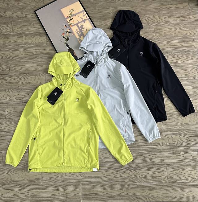 kailas 凯乐石三色连帽风衣防晒衣皮肤衣外套男女同款上衣 Kailas凯乐石25Ss男女新款刺绣户外休闲皮肤防晒衣！ 防晒指数50+认证款！高端品质无敌！