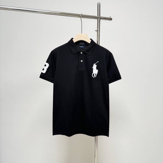 原单品质 拉夫袖标大马标Polo衫 Ralph Lauren拉夫劳伦大马标刺绣Polo，袖标刺绣数字3刺绣，美国Ralph Lauren拉夫劳伦最经典的一款常青