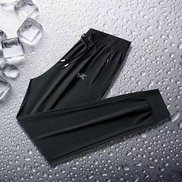 供 Arcteryx-始祖鸟立体剪裁！男装松紧腰户外速干透气弹力冰丝运动休闲裤速干休闲裤 進口冰丝面料，爽滑垂顺速干透气大弹力出汗不粘腻保持干爽尤其是健身运动苾