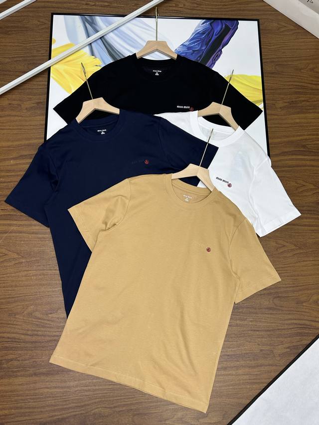 lululemon 露露乐蒙 25Ss小标Logo刺绣情侣圆领短袖短袖T恤 夏季运动休闲透气T恤 男款圆领短袖衫男 Logo标志短袖 纯棉T恤短袖上衣透气户外运