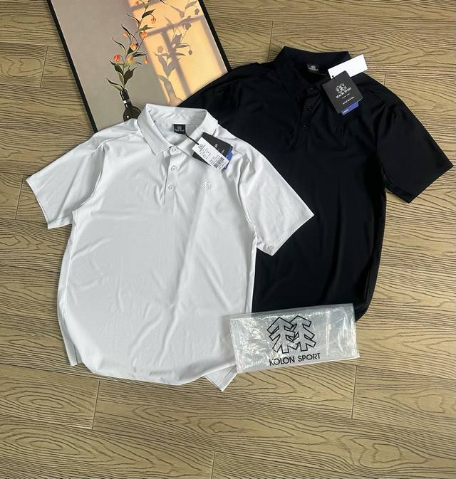 kolon Sport可隆男士Seco Air Polo衫抗菌防晒Upf80+吸湿速干T恤 **防晒性能**：该系列Polo衫主打户外防晒功能，防晒指数达到Up