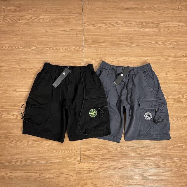 stone Island 石头岛工装口袋勋章刺绣短裤 甄选品质 实拍可见 面料采用高品质正品纯棉工装面料 清凉面料 面料上身舒服 当季必备 版型超正 拒绝臃肿