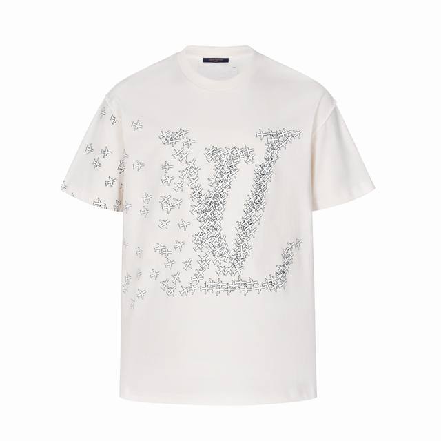 顶级最高版本 Lv路易威登Louis Vuitton 驴家1V 经典小飞机图案圆领半袖T恤短袖 男女同款 情侣款 宽松版型 最高版本 原版面料 高版本 高品质