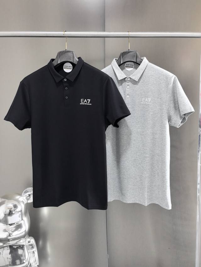 不控价 2650 阿玛尼Armani高奢外贸订单货重磅来袭！胸前徽标Logo高端Polo衫 男女同款 可搭配情侣款 受美国对华进口商品加征惩关税影响，外贸服装工