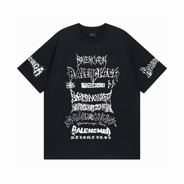 balenciaga 巴黎世家2025 Ss 龙年限定印花短袖T恤 本市场No.1的质量 真正天花板品质 全部原版开发注意细节图 避免被盗图商家混发 正确260