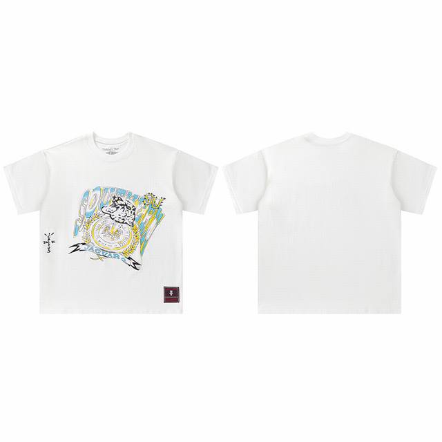 t8817 顶级品质 Travis Scott X Mitchell X Ness Southern Univerisity Jaguars Hand-Draw