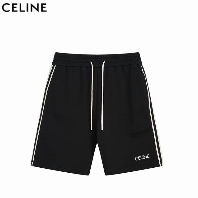 celine 赛琳 25Ss 织带刺绣字母短裤 2025新款赛琳 采用定制纯棉面料 专柜的品质 精致刺绣小标 搭配精心设计理念的织带 展示出品牌中心理念 显示高