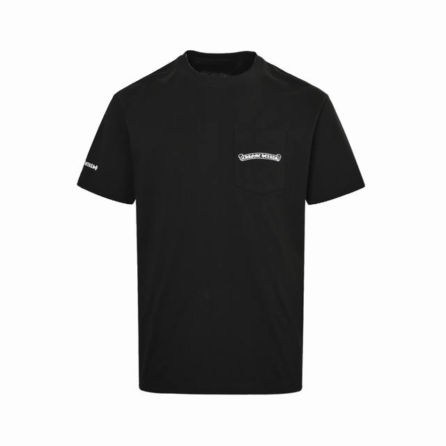 chrome Hearts 克罗心 25Ss 雪花十字印花短袖 面料采用200克重精梳棉，定制32支1*1螺纹，成衣两遍水洗处理，面料舒适亲肤无异感，定制定染面