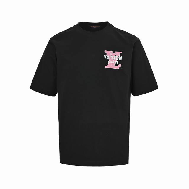 louis Vuitton 路易威登 25Ss 前后字母Logo印花短袖 2025Ss春夏最新款圆领时尚短袖T恤，官网同步，专柜纯棉面料！贴肤舒适，耐看又好穿，