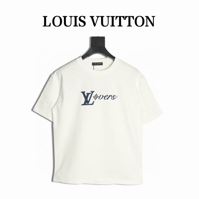 louis Vuitton 路易威登 Lv 25Ss 硅胶菲董短袖T恤 面料采用定制240G 26支特滑双股精棉平纹高密无尘全棉布料。前幅高密度加厚，走线平整，
