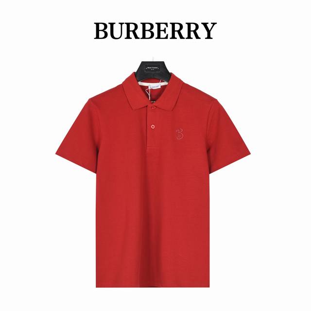 burberry 巴宝莉 25Ss 蛇形字母B短袖Polo衫 选用棉质珠地网眼布面料打造，于意大利工坊精制而成。呈现修身版型，装饰品牌徽标和字母B图案刺绣。此件