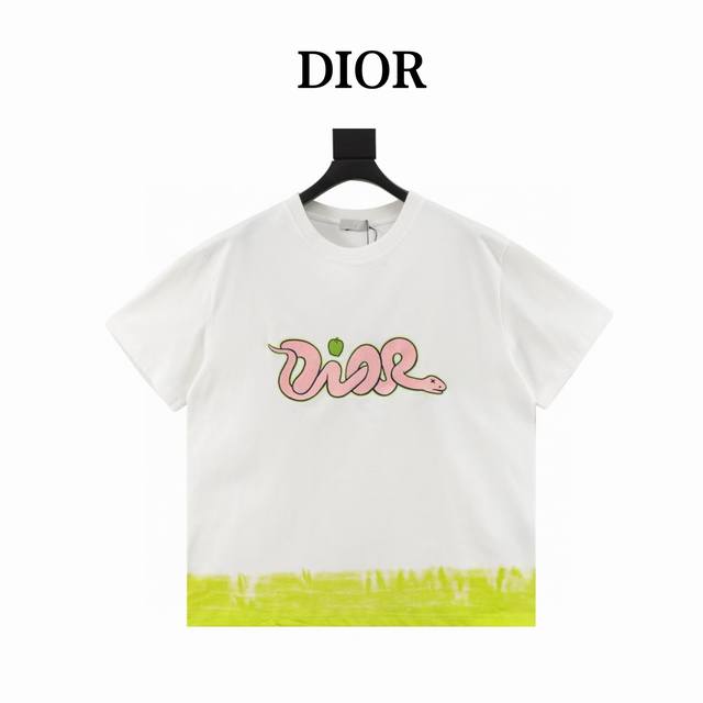 diir X Kaws 蛇年限定短袖T恤 原版7400，太古汇购入，原版定制2 G全棉布料，雾霾蓝，定染，螺纹染色原版一致。T 恤来自 Do And Kaws